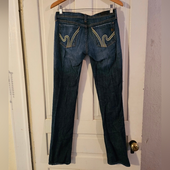 citizens of humanity straight leg jeans 27 - Picture 3 of 7